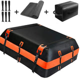 600L Car Roof Bag Cargo Carrier – Large Waterproof Rooftop Luggage Rack Storage - Low Angle