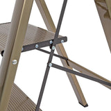 3 Step Ladder Foldable Lightweight – Anti-Slip Safety Stool for Home & Office