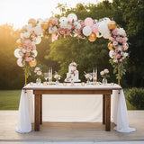 Table Arch Stand with Clamps – Wedding & Birthday Party Balloon Decoration Frame - Front View
