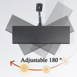 Wall Mount Keyboard Tray – Adjustable Folding Arm Workstation - Extra Image