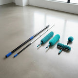9m Extendable Ceiling Duster Kit – Heavy Duty Telescopic Pole Cleaner - Top-Down View