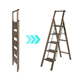5 Step Ladder – Foldable Lightweight Aluminium with Anti-Slip Pedals