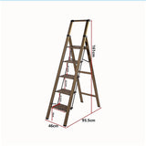 5 Step Ladder – Foldable Lightweight Aluminium with Anti-Slip Pedals - Extra Image