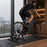 Indoor Bicycle Trainer – Magnetic Stationary Bike Stand for Home Fitness Workouts - Front View