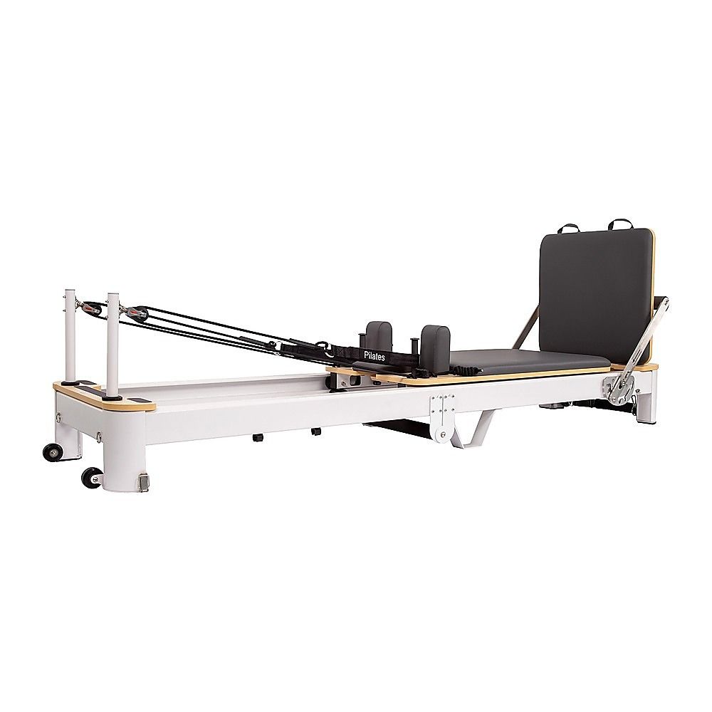 Folding Pilates Reformer Machine – Home Workout Bed for Full Body Fitness Training
