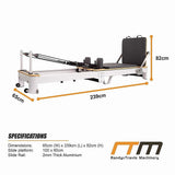Folding Pilates Reformer Machine – Home Workout Bed for Full Body Fitness Training - Extra Image