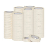 72 x White Masking Tape Rolls – 24mm x 50m Painters Adhesive Tape for Painting