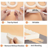 72 x White Masking Tape Rolls – 24mm x 50m Painters Adhesive Tape for Painting - Extra Image