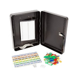 48-Key Cabinet Key Safe with Combination Lock & Keys – Wall Mounted Storage
