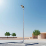 1152 Solar LED Street Light – Commercial Outdoor Garden Motion Sensor Flood Lamp - Side View