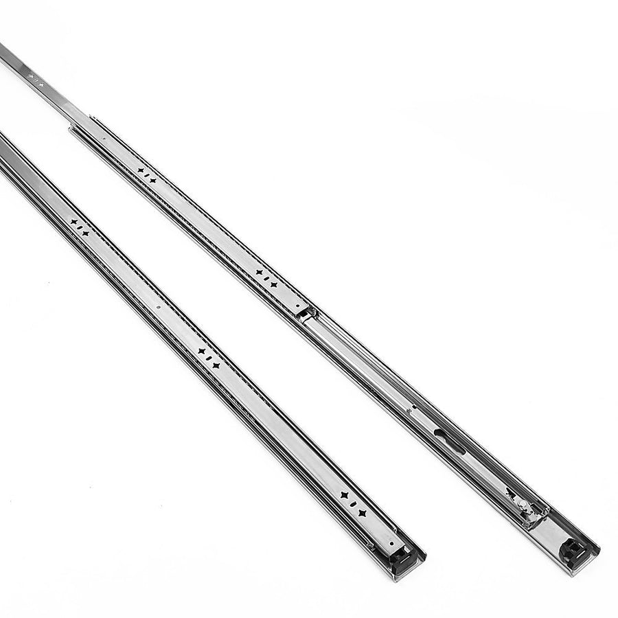 100cm Drawer Runners Pair – Heavy Duty 100kg Locking Slide Rails