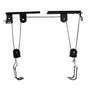 Heavy Duty Bike Hoist Pulley Lift – Garage Ceiling Bicycle Storage Rack w/ Lock