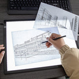 A3 LED Light Tracing Box Drawing Pad for Sketching Animation Art - Side View