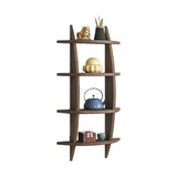 Wall Mounted Solid Wood Shelf Display Stand for Home & Office