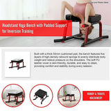 Headstand Yoga Bench with Padded Support for Inversion Training
