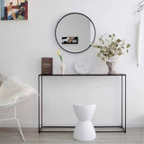 Modern Console Table for Entryway Hallway Living Room Storage - Front View