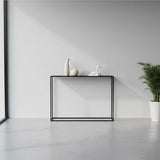 Modern Console Table for Entryway Hallway Living Room Storage - Top-Down View
