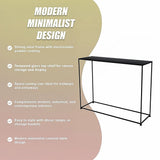 Modern Console Table for Entryway Hallway Living Room Storage