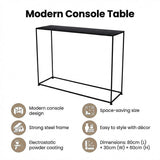 Modern Console Table for Entryway Hallway Living Room Storage - Low Angle