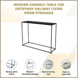 Modern Console Table for Entryway Hallway Living Room Storage