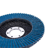40 Grit Zirconia Flap Discs 4.5in 40 Pack for Angle Grinder Grinding - Low Angle