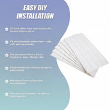 3D Brick Wall Tile Stickers 60x30cm – 50 Pack Peel & Stick Wallpaper - 45-Degree Angle