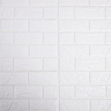 3D Brick Wall Tile Stickers 60x30cm – 50 Pack Peel & Stick Wallpaper - Extra Image
