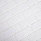 3D Brick Wall Tile Stickers 60x30cm – 50 Pack Peel & Stick Wallpaper