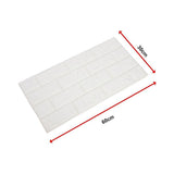 3D Brick Wall Tile Stickers 60x30cm – 50 Pack Peel & Stick Wallpaper - Extra Image