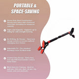 Portable Chin Up Bar Pull Up Doorway Anti-Slip Home Workout Fitness