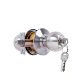 Round Door Lock Knob Set for Internal and Entry Doors