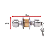 Round Door Lock Knob Set for Internal and Entry Doors