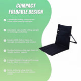 Folding Camping Beach Chair with Back Support Lightweight Travel
