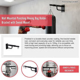 Wall Mounted Punching Boxing Bag Holder Bracket with Swivel Mount