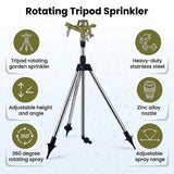 Tripod Rotating Sprinkler Automatic Irrigation Garden Watering - Extra Image