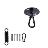 Heavy Duty Swing Hanger Suspension Ceiling Hook Spring Carabiner - Low Angle