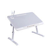 Adjustable Laptop Table Stand Lap Bed Tray for Home Office Use
