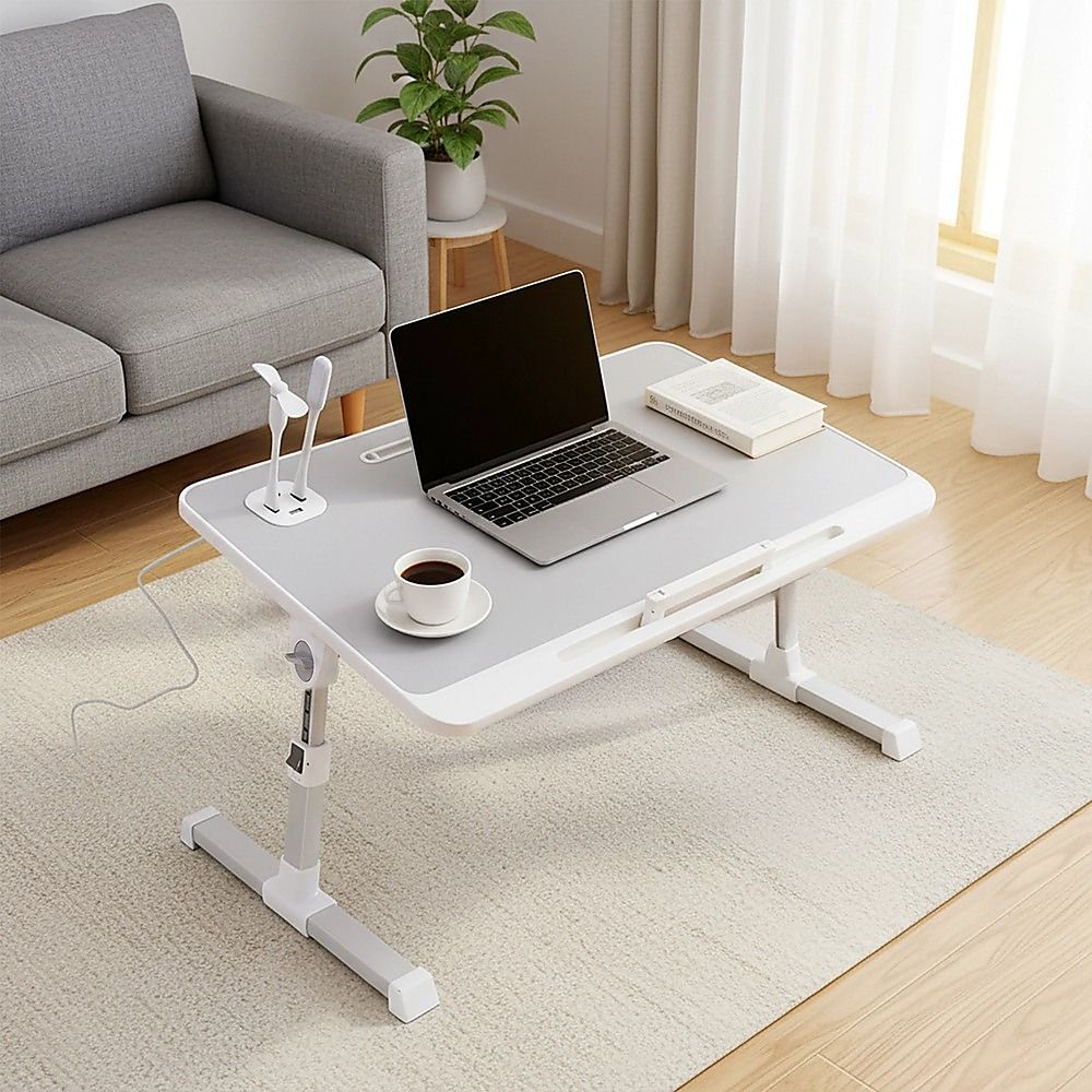 Adjustable Laptop Table Stand Lap Bed Tray for Home Office Use