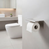 Toilet Paper Holder 304 Stainless Steel Roll Hook Storage Rack - 45-Degree Angle
