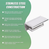 Toilet Paper Holder 304 Stainless Steel Roll Hook Storage Rack - Extra Image