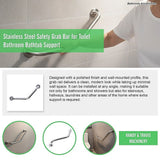Stainless Steel Safety Grab Bar for Toilet Bathroom Bathtub Support