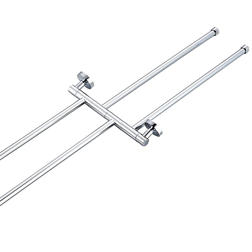 Swivel Towel Rail Chrome Stainless Steel Wall Mounted Bath Rack