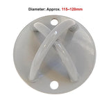 Pair of Grey Wall Anchor Mounts for Battle Ropes and Suspension - Extra Image