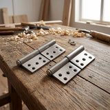 Lift Off Door Hinges Rising Butt Screen Hinge Pair - Top-Down View