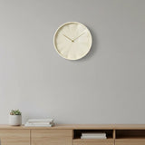30cm Round Wall Clock Silent Sweep Modern ABS Frame