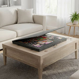 1000 Piece Felt Jigsaw Puzzle Board with 6 Drawers Portable Table