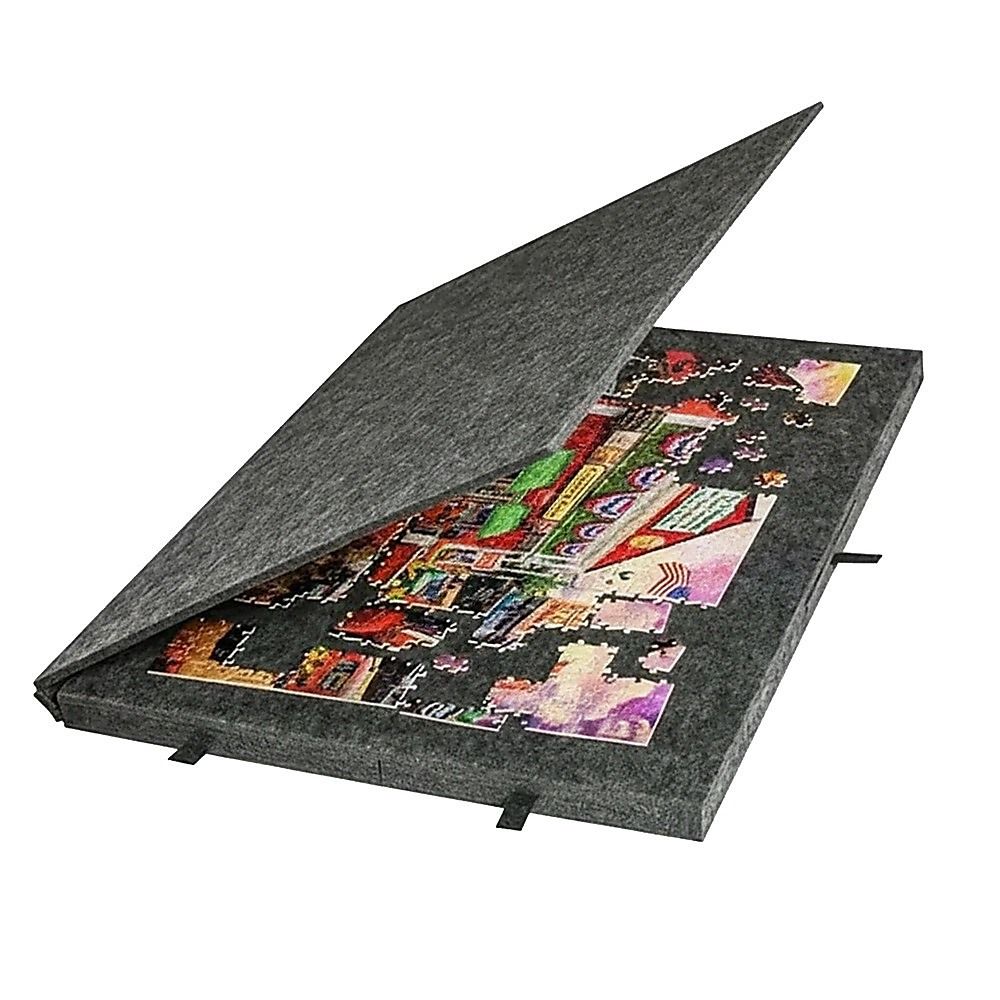 1000 Piece Felt Jigsaw Puzzle Board with 6 Drawers Portable Table