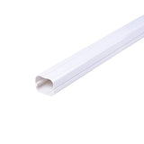 75mm 5.4m Mini Split Line Set Cover Kit PVC for Air Conditioner Installation - Close-Up Angle