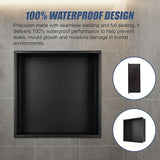 Stainless Steel Shower Niche 32x32cm Shelf Insert Wall Recessed