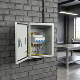 300x250x140mm Carbon Steel Electrical Enclosure Box IP65 Wall Mount - Close-Up Angle